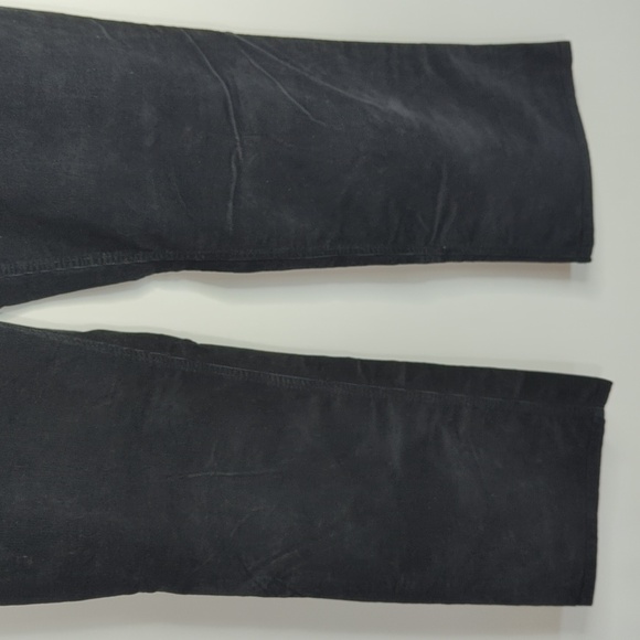 J. Jill Black Corduroy Stretch Tapered Down Black Pants Size 14 - Picture 3 of 10